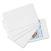 Sicurix SICURIX Blank ID Card, 2 1/8 x 3 3/8, White, PK100 BAU80300